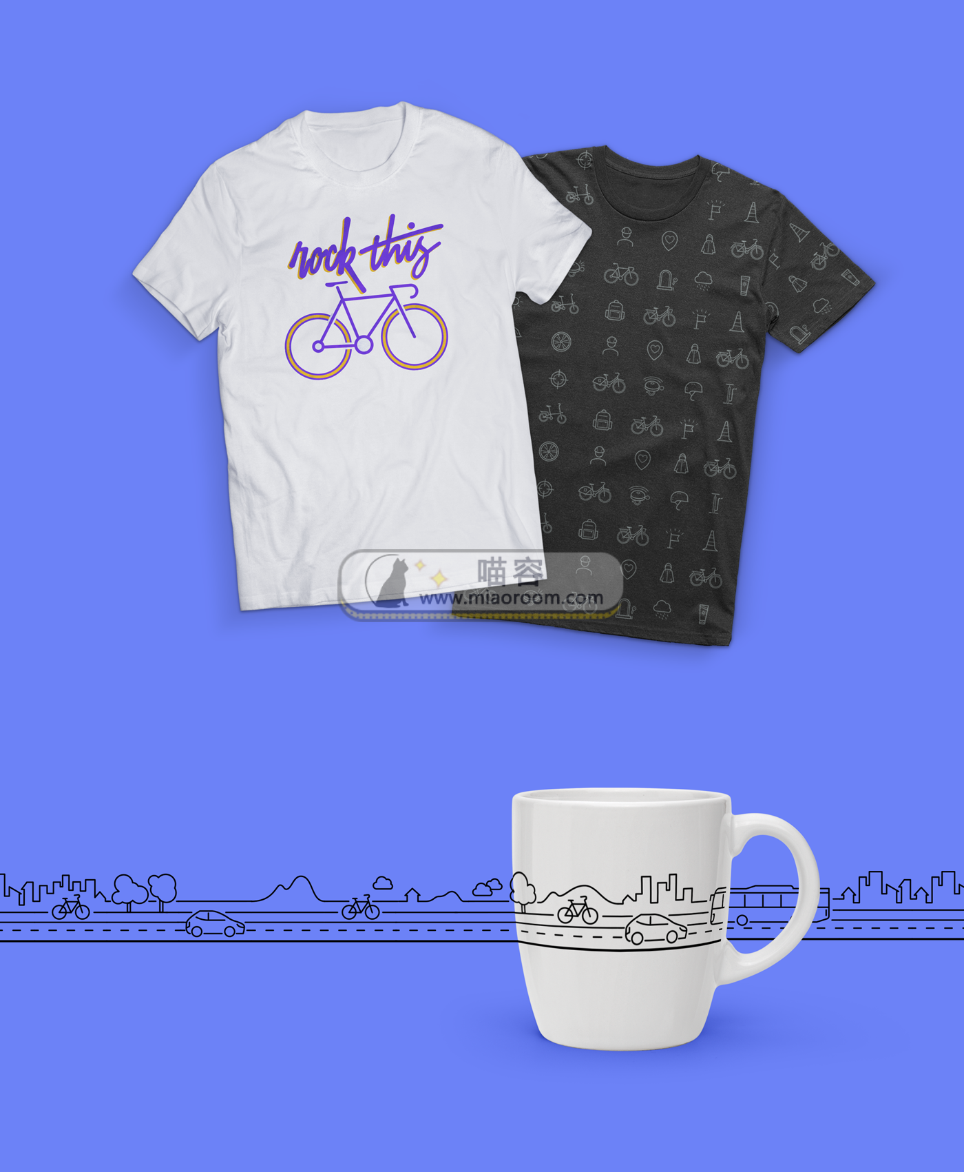 [实用素材] 自行车以及配件图标合集