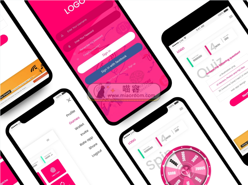 [XD模板] 精美模板 移动APP模板 免费模板资源
