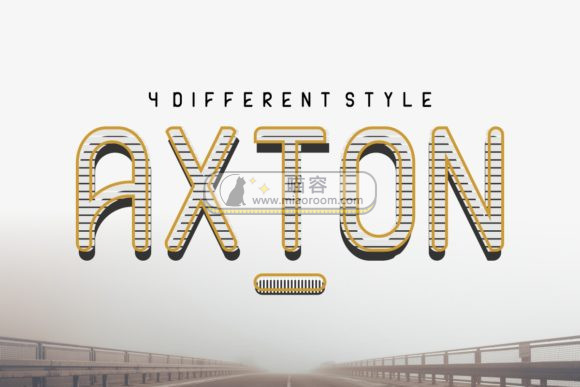 [系统字体] 具有现代简约感的字体——axton