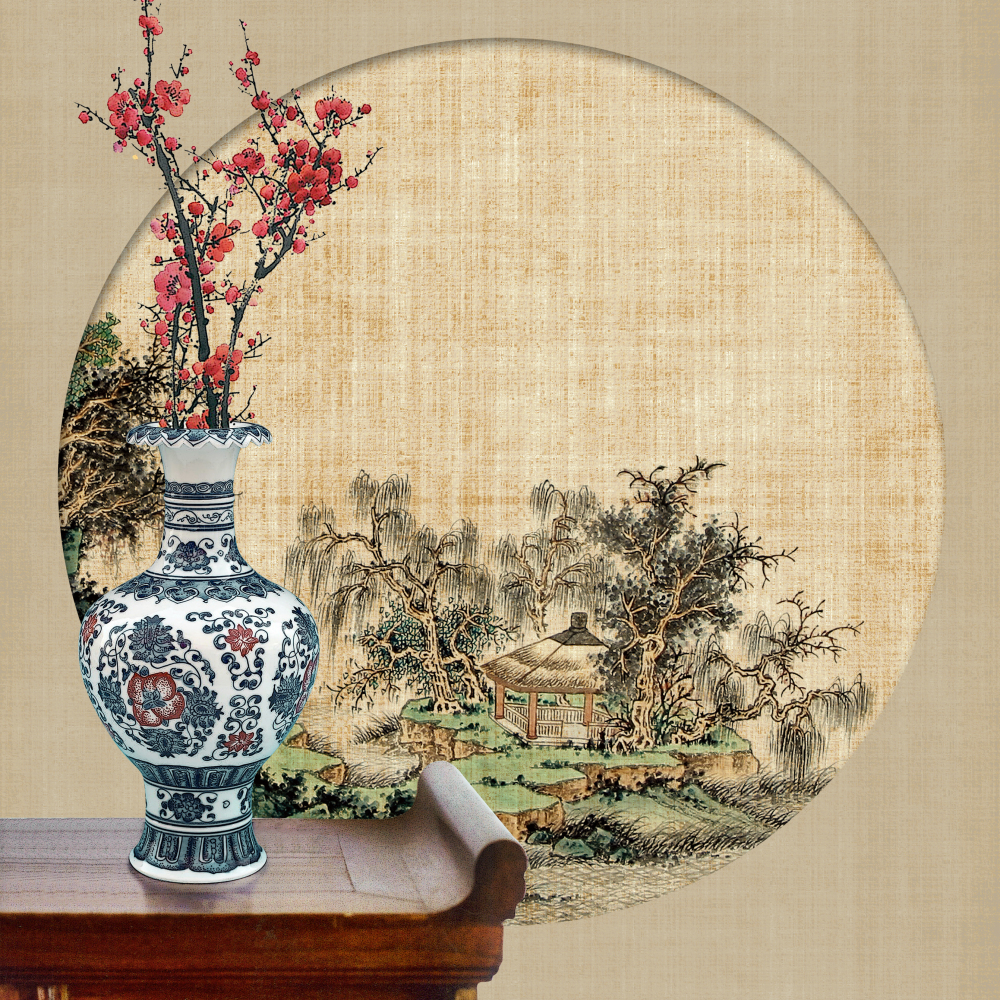 [PS模板] 40种中国风工笔画素材