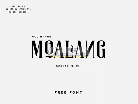 [系统字体] 一款装饰性极强的字体——Moalang