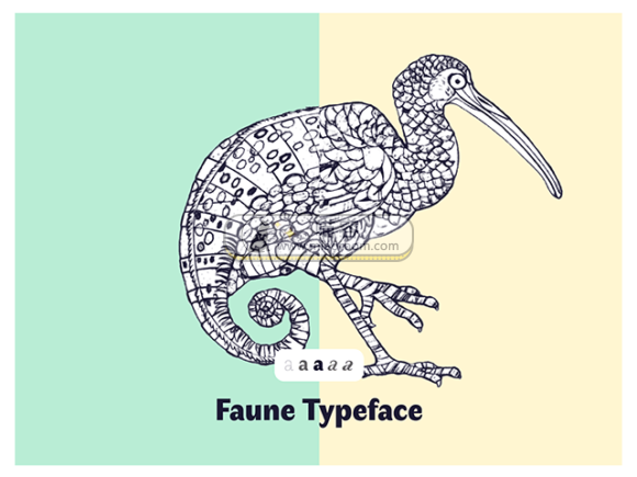 [系统字体] 一款灵感来自动物的字体