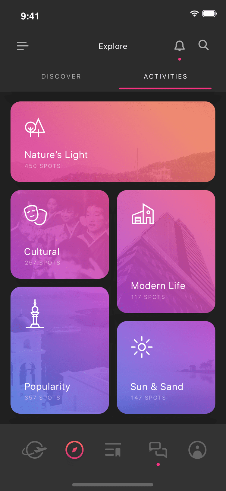 [PS模板]旅行应用app模板
