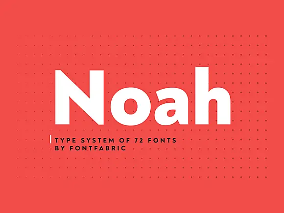 [系统字体] 几何无衬线字体——NOAH 
