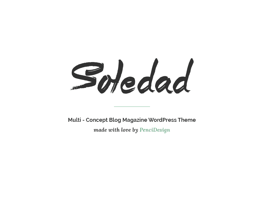 Soledad v8.1.0 破解版 AMP杂志主题 已更新 - 第1张