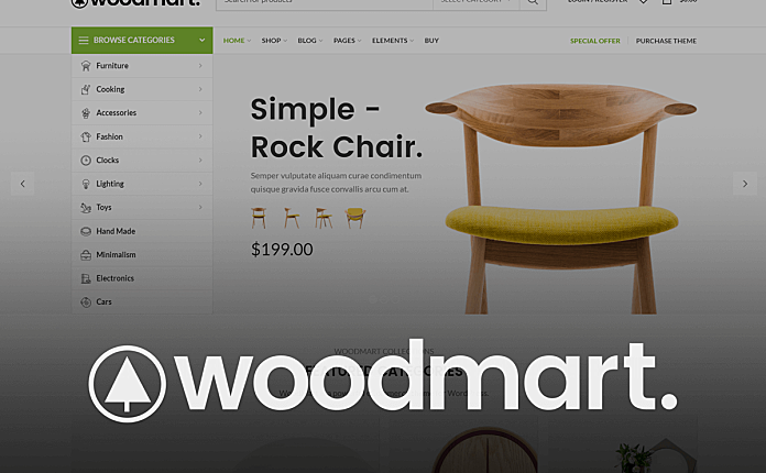 「WP主题」 WooCommerce高级商城主题 WoodMart v4.5.2 专业版+破解+中文汉化【已更新】