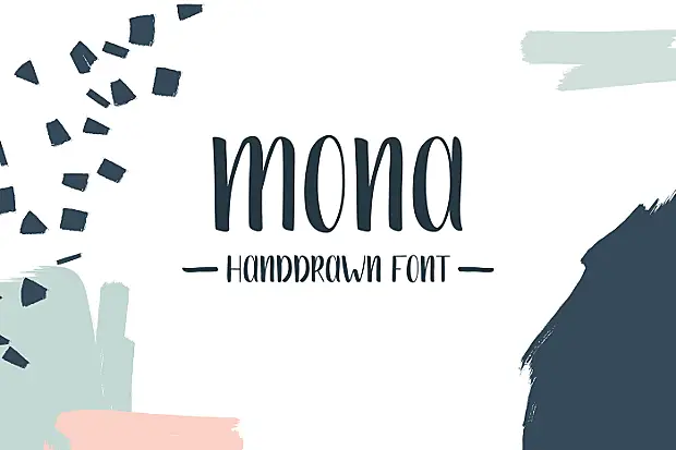 [系统字体] 刷子风格手写字体 MONA字体