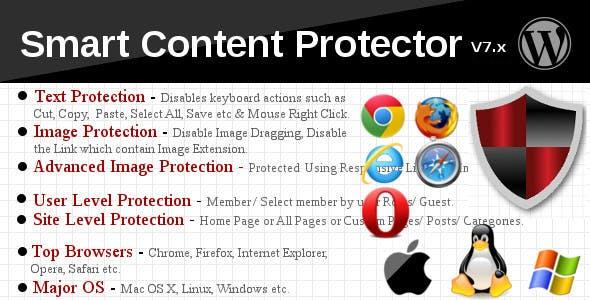 Smart Content Protector 汉化破解版 内容保护防盗插件 