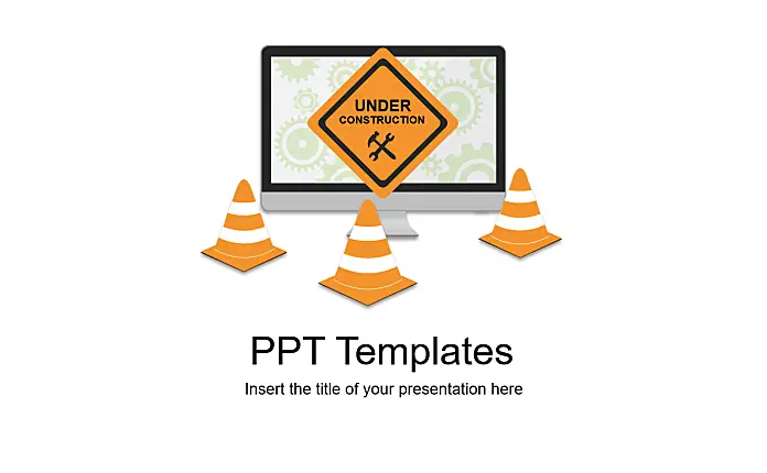 [PPT模板]电脑维修PPT模板 