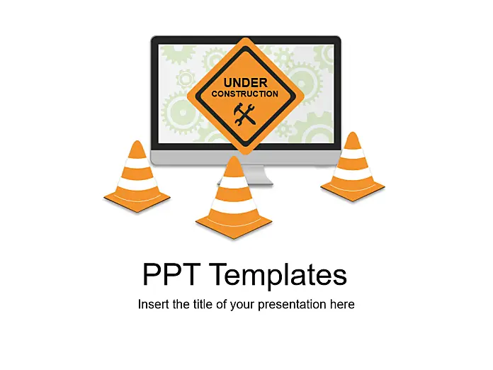 [PPT模板]电脑维修PPT模板 
